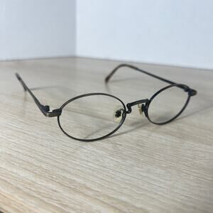 Vintage Revo 1205/034 Aptos Sunglasses FRAMES Round Gunmetal Japan 48-20-140